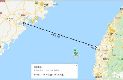 厦门离台湾有多远,从厦门怎么去台湾