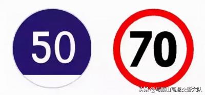 最低限速标志,蓝色车速标志什么意思