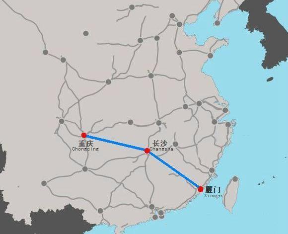 为什么沪广高铁不走沪昆,益阳至长沙高铁站点